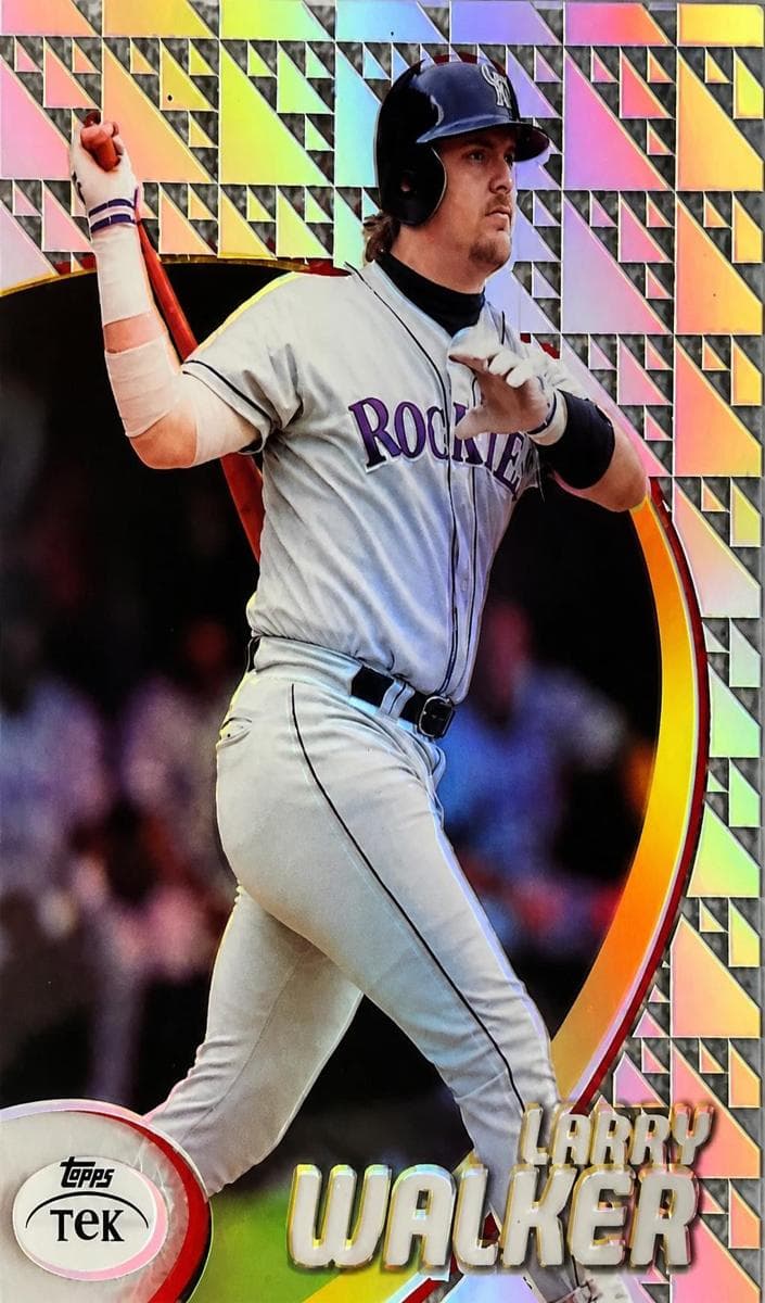 Larry Walker 1998 topps Topps Tek