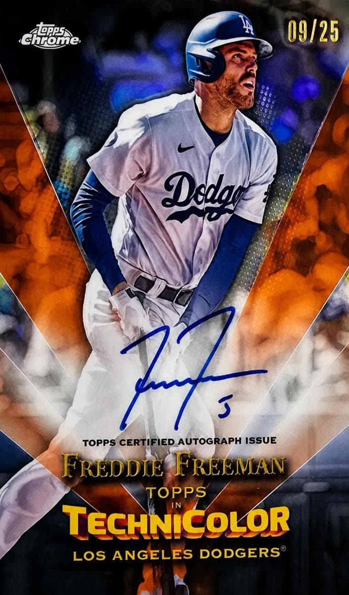 Freddie Freeman 2023 topps Topps Chrome