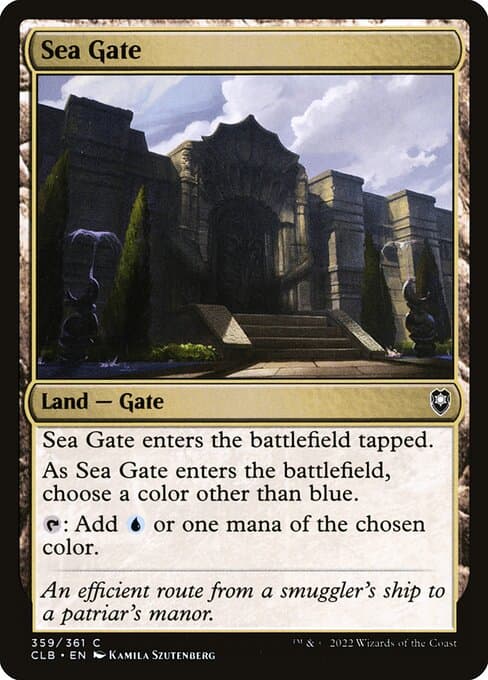Sea Gate 2022 Magic: The Gathering Commander Legends: Battle for Baldur's Gate