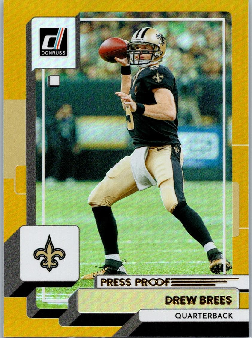 Drew Brees 2022 panini Panini Donruss