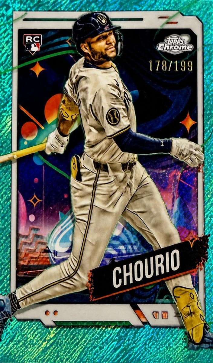 Jackson Chourio 2024 topps Topps Cosmic Chrome