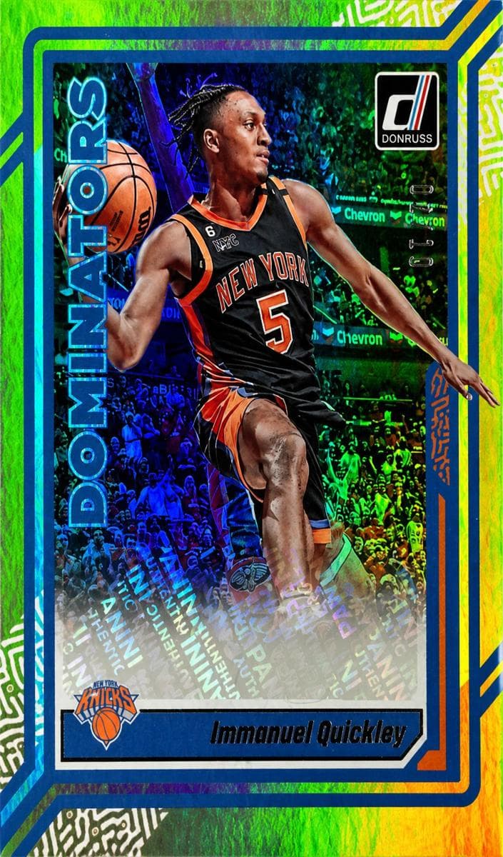 Immanuel Quickley 2023 panini Donruss