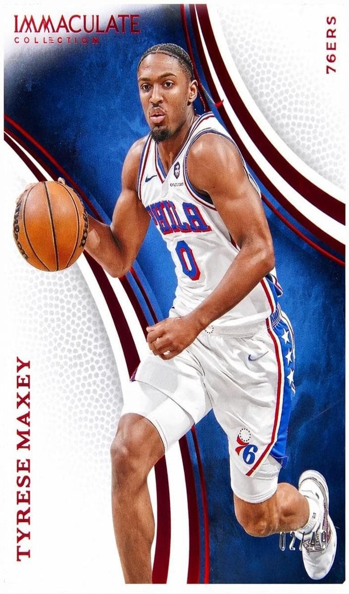 Tyrese Maxey 2024 panini Panini Immaculate Collection