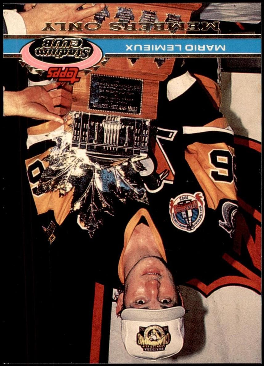 Mario Lemieux 1991 topps