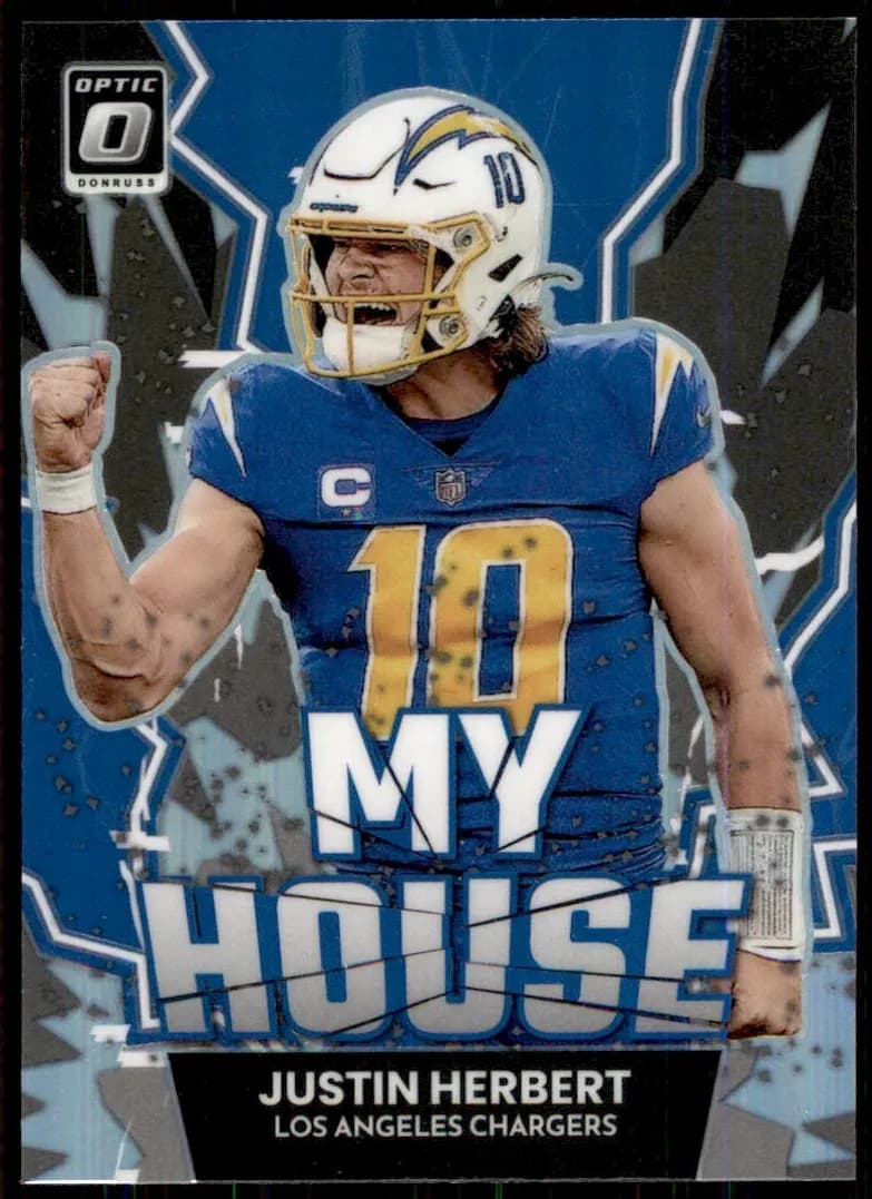 Justin Herbert 2022 panini Donruss Optic