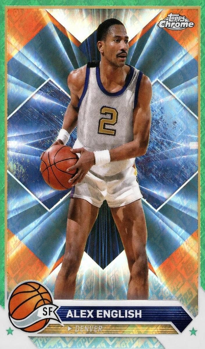 Alex English 2023 topps Topps Chrome