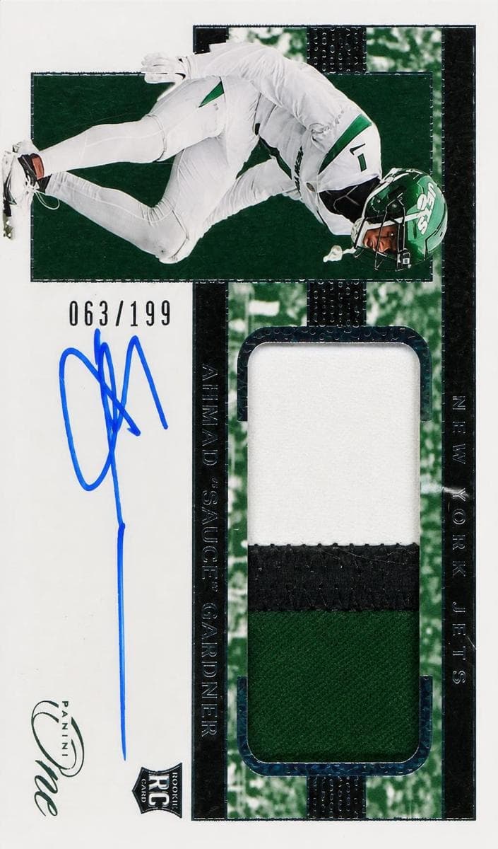 Ahmad "Sauce" Gardner 2022 panini