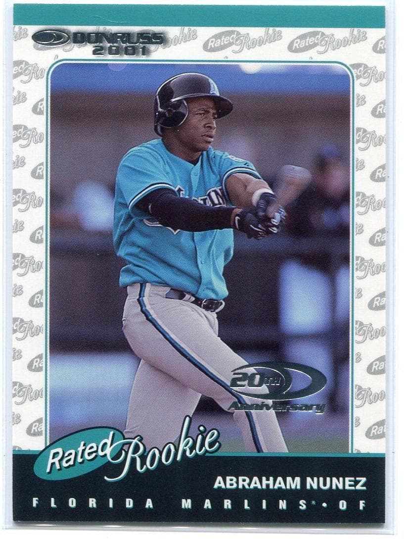 Abraham Nunez 2001 panini Donruss