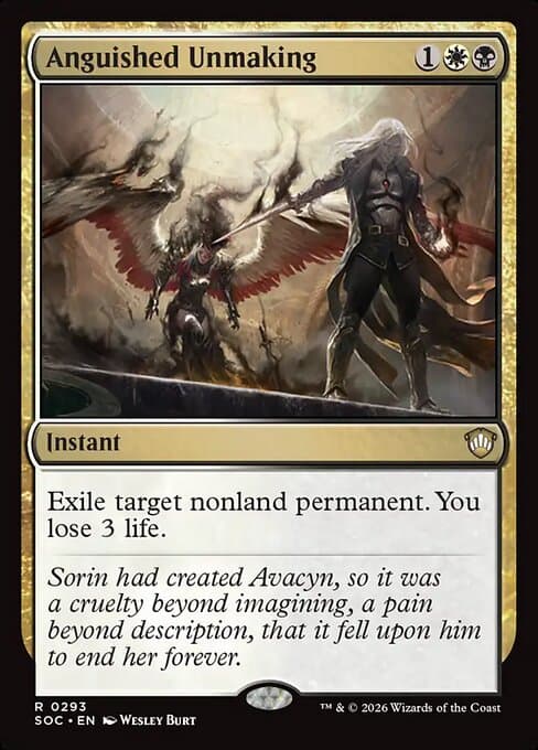 Anguished Unmaking 2022 Magic: The Gathering Double Masters 2022