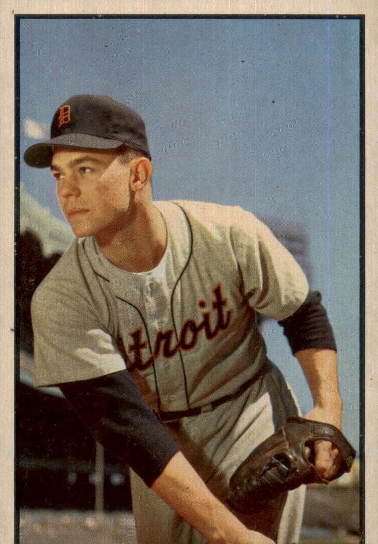 Art Houtteman 1953 bowman Bowman Color