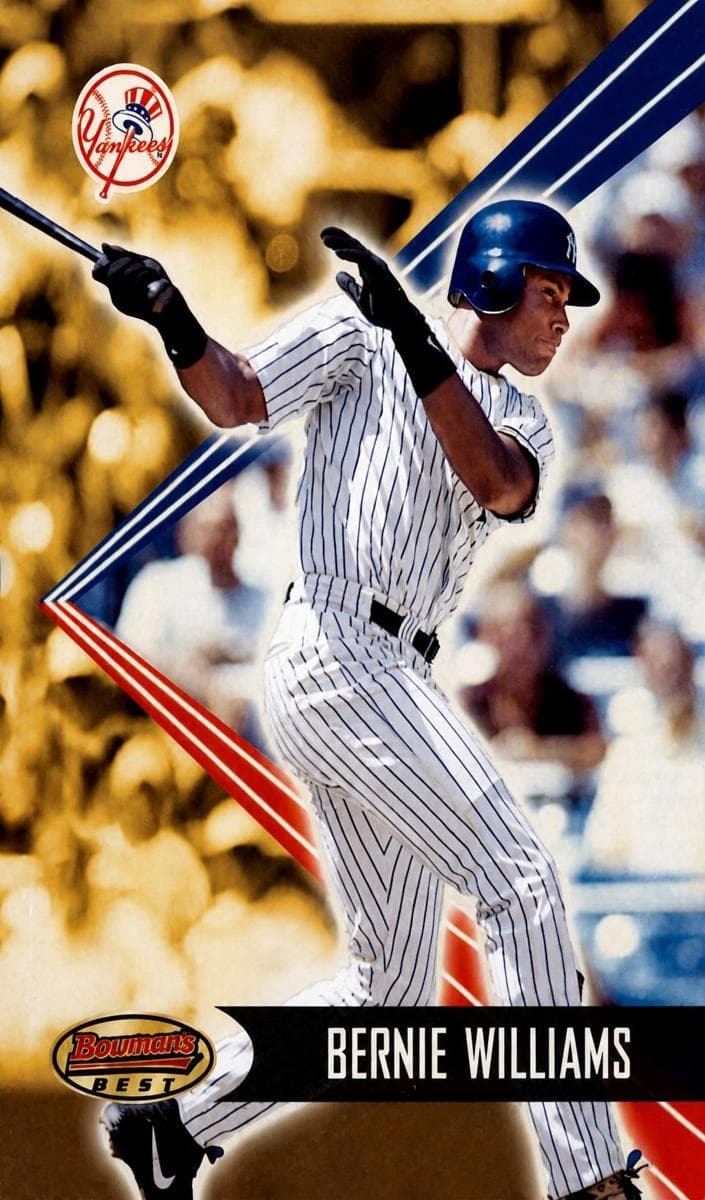 Bernie Williams 2001 bowman Bowman's Best