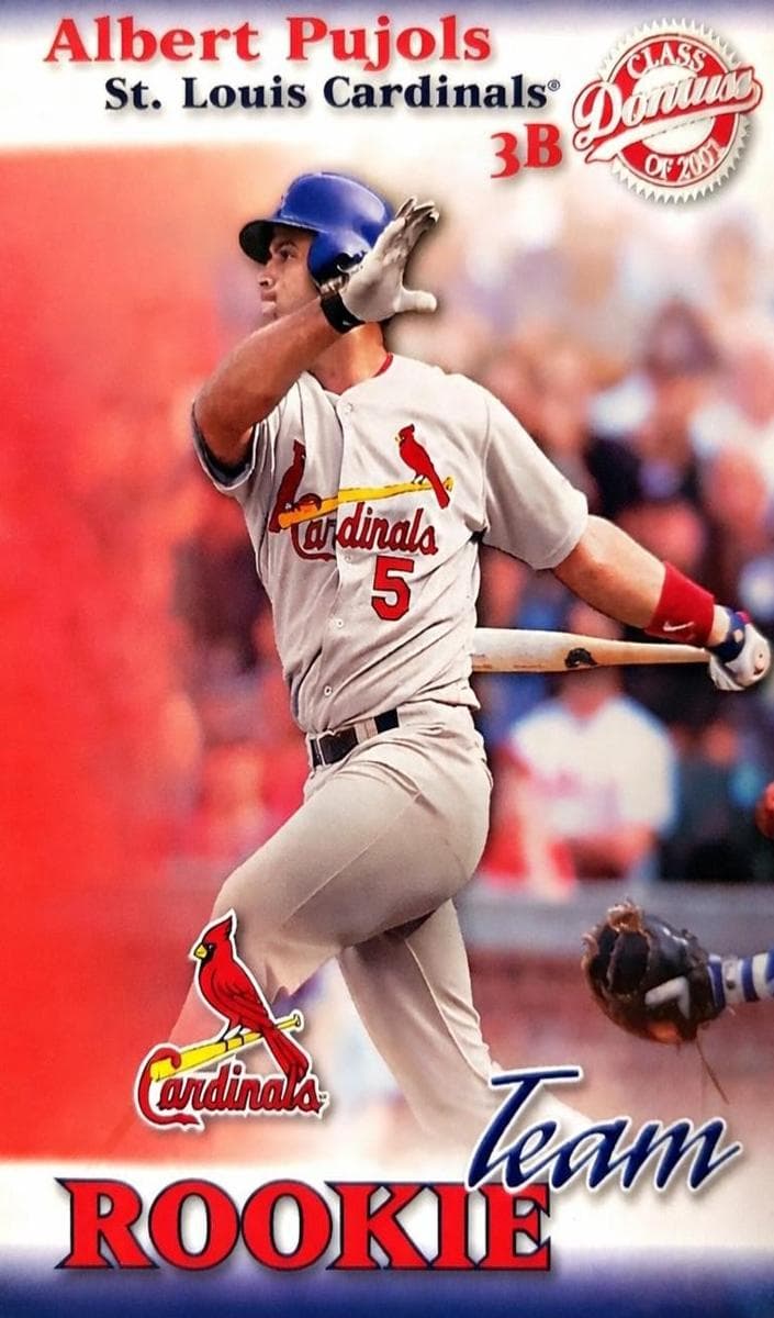 Albert Pujols 2001 panini Donruss Class of 2001