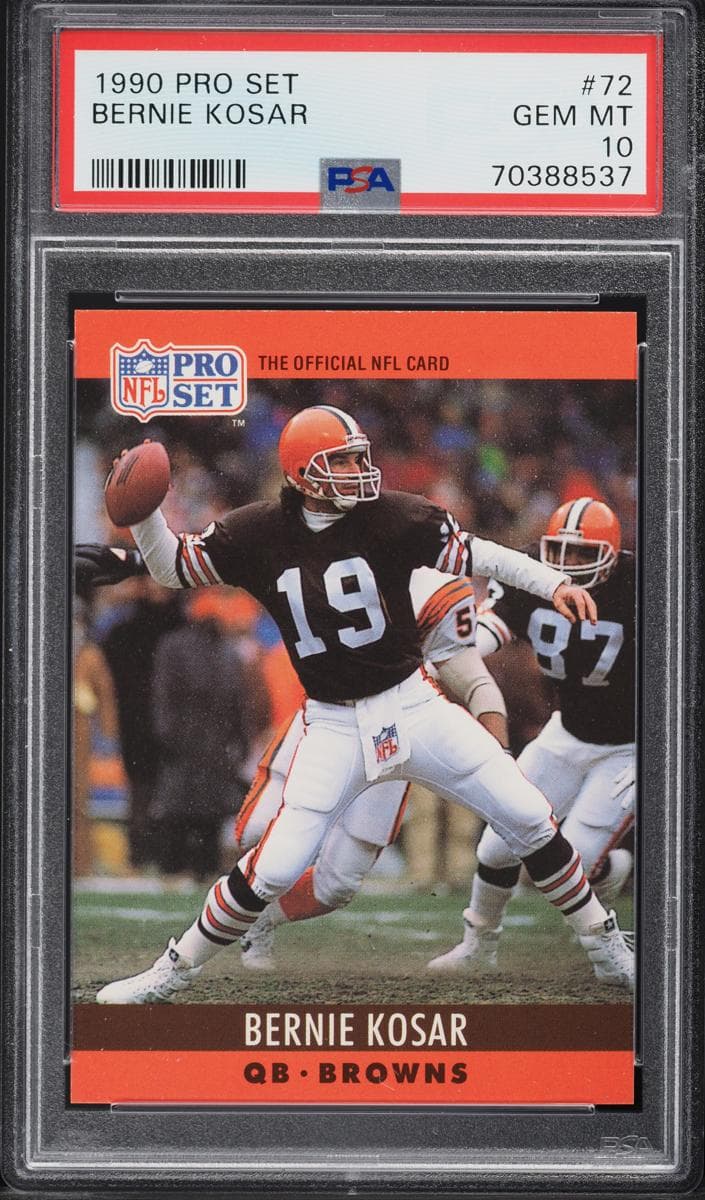 Bernie Kosar 1990 unknown Pro Set