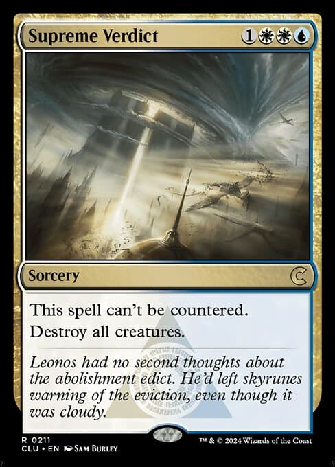Supreme Verdict Magic: The Gathering