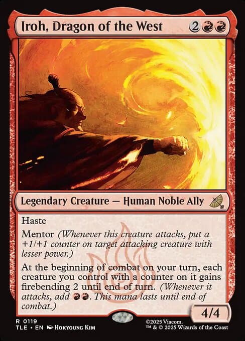 Iroh, Dragon of the West 2025 Magic: The Gathering
