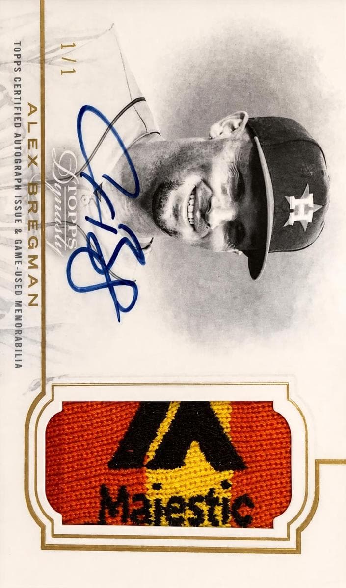 Alex Bregman 2020 topps Topps Dynasty