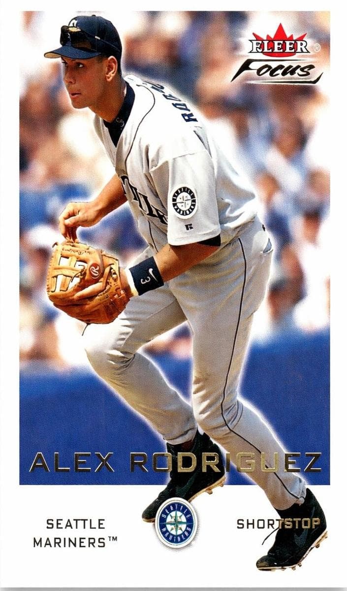 Alex Rodriguez 2001 fleer Fleer Focus