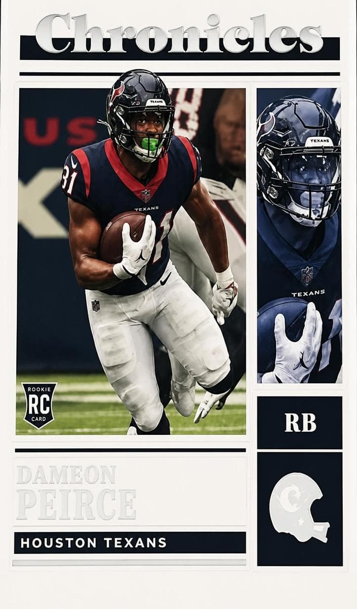 Dameon Pierce 2022 panini Panini Chronicles