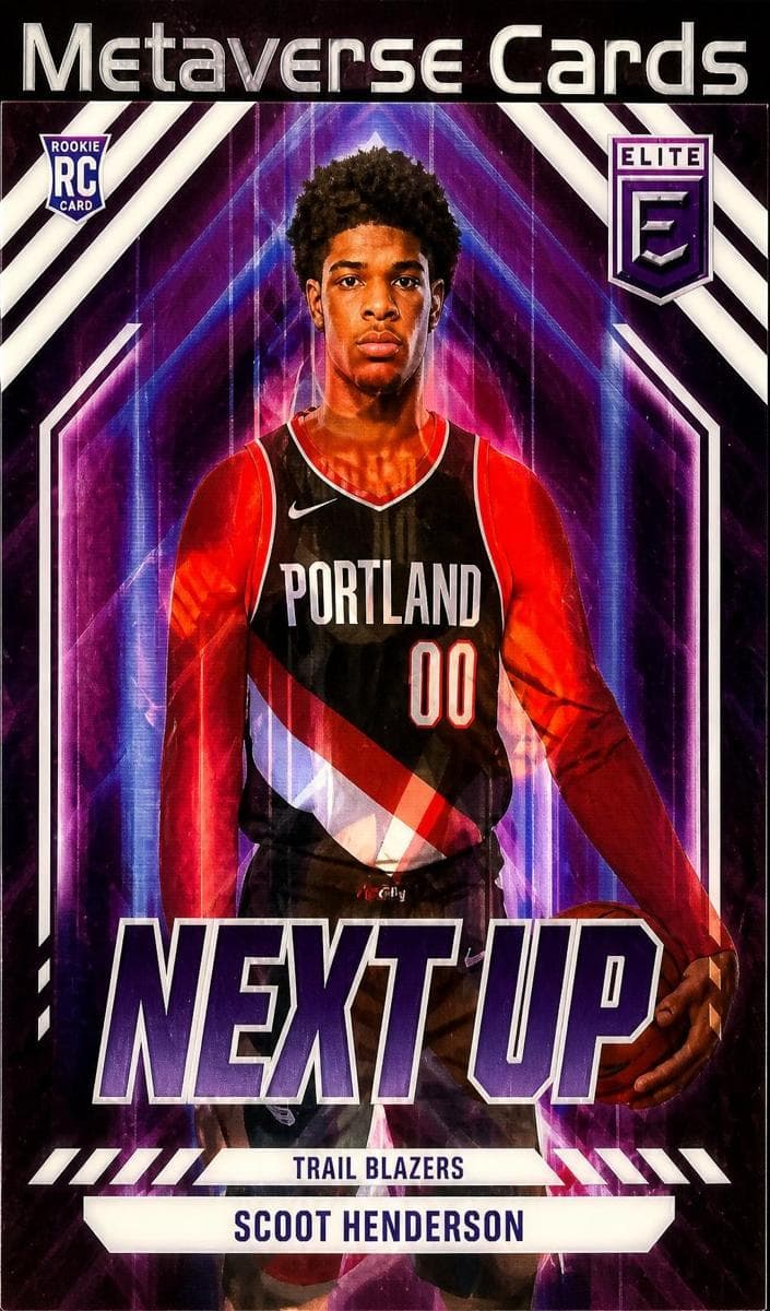 Scoot Henderson 2023 panini Donruss Elite