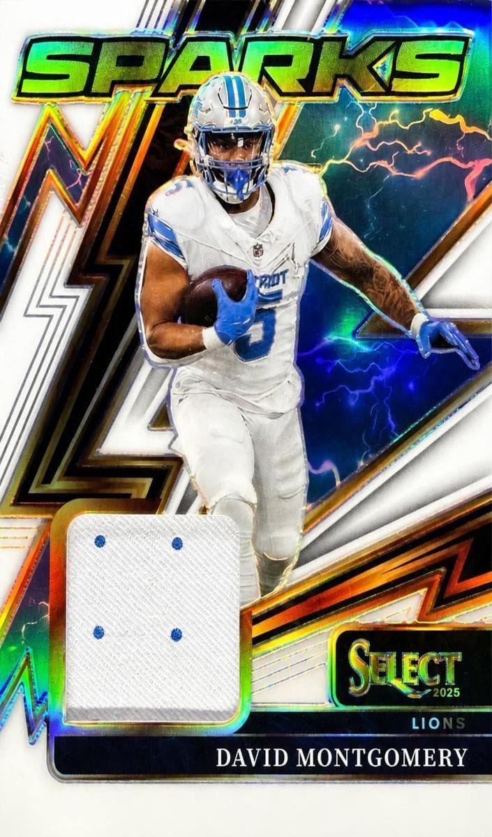 David Montgomery 2025 panini Panini Select