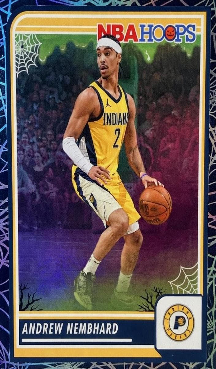 Andrew Nembhard 2023 panini Hoops Haunted Hoops