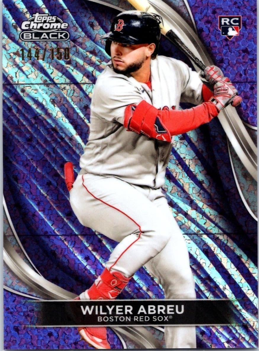 Wilyer Abreu 2024 topps Topps Chrome Black