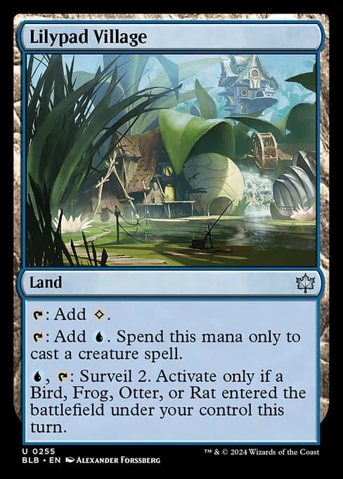 Lilypad Village 2024 Magic: The Gathering Bloomburrow