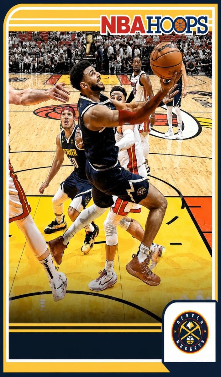 Jamal Murray 2023 panini Hoops Premium Stock