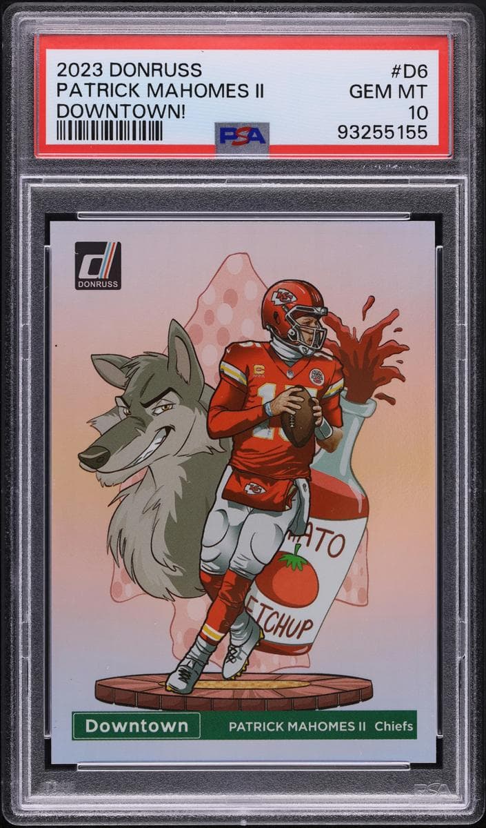 Patrick Mahomes II 2023 panini Donruss Optic