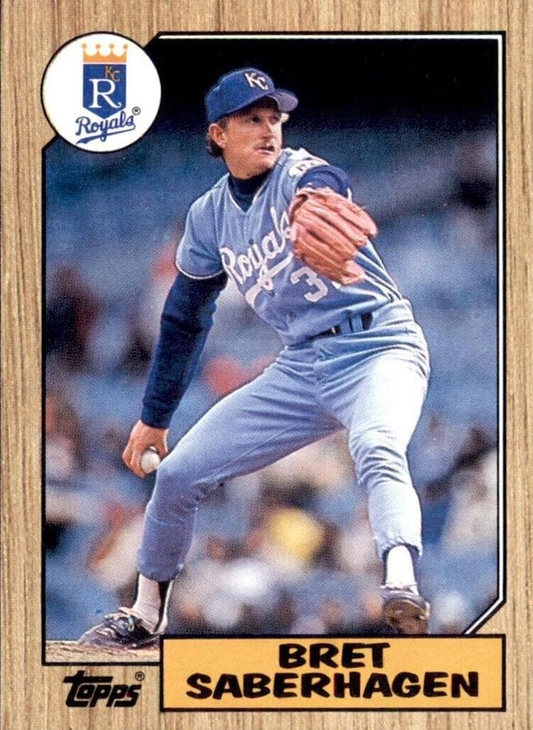 Bret Saberhagen 1987 topps