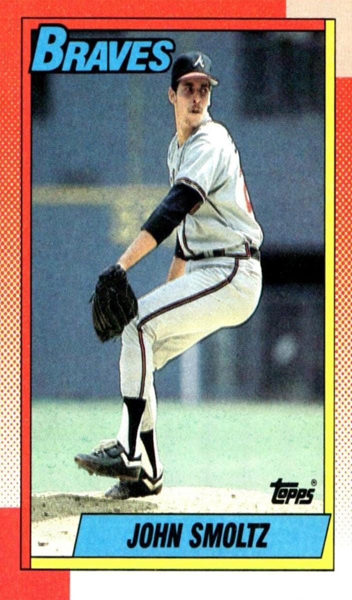 John Smoltz 1990 topps