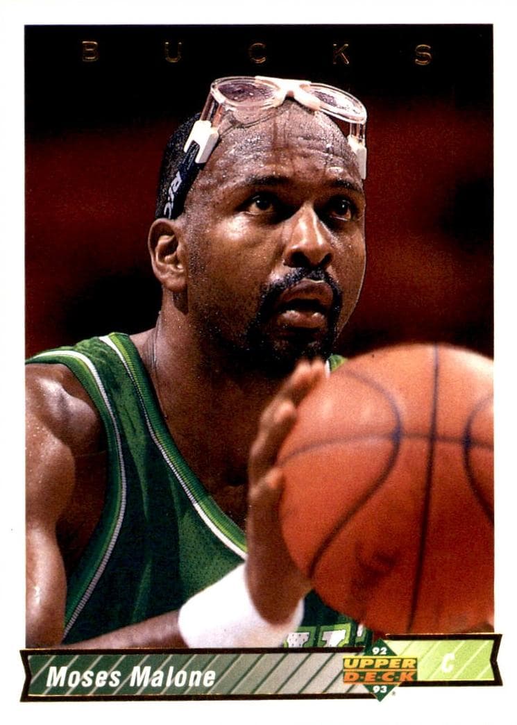 Moses Malone 1992 upper-deck Upper Deck