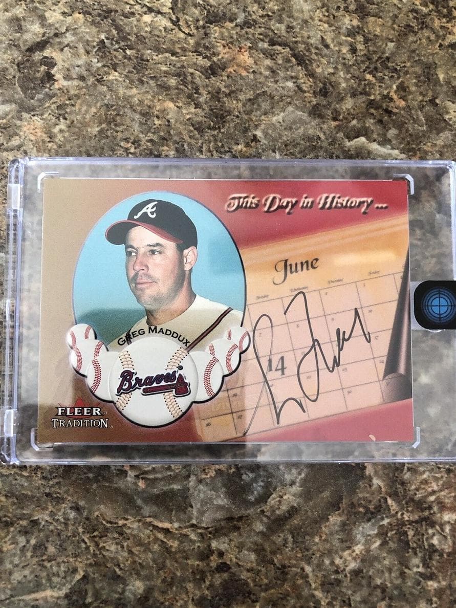 Greg Maddux 2002 fleer