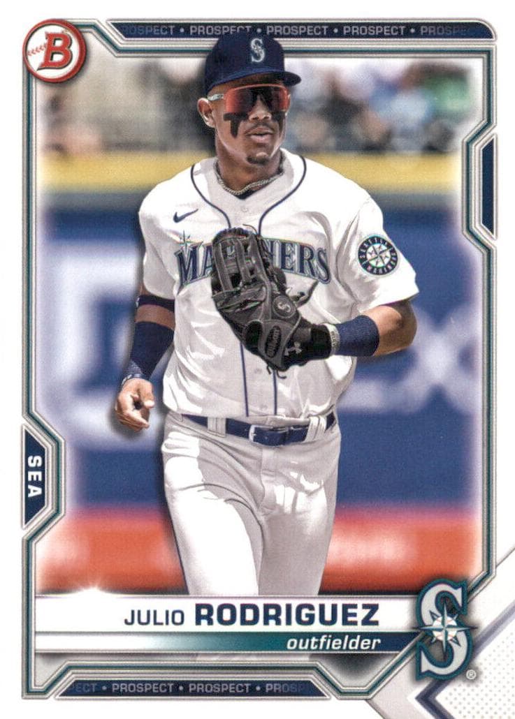 Julio Rodriguez 2021 bowman Bowman Draft