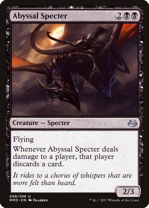 Abyssal Specter 2003 Magic: The Gathering 8th Edition