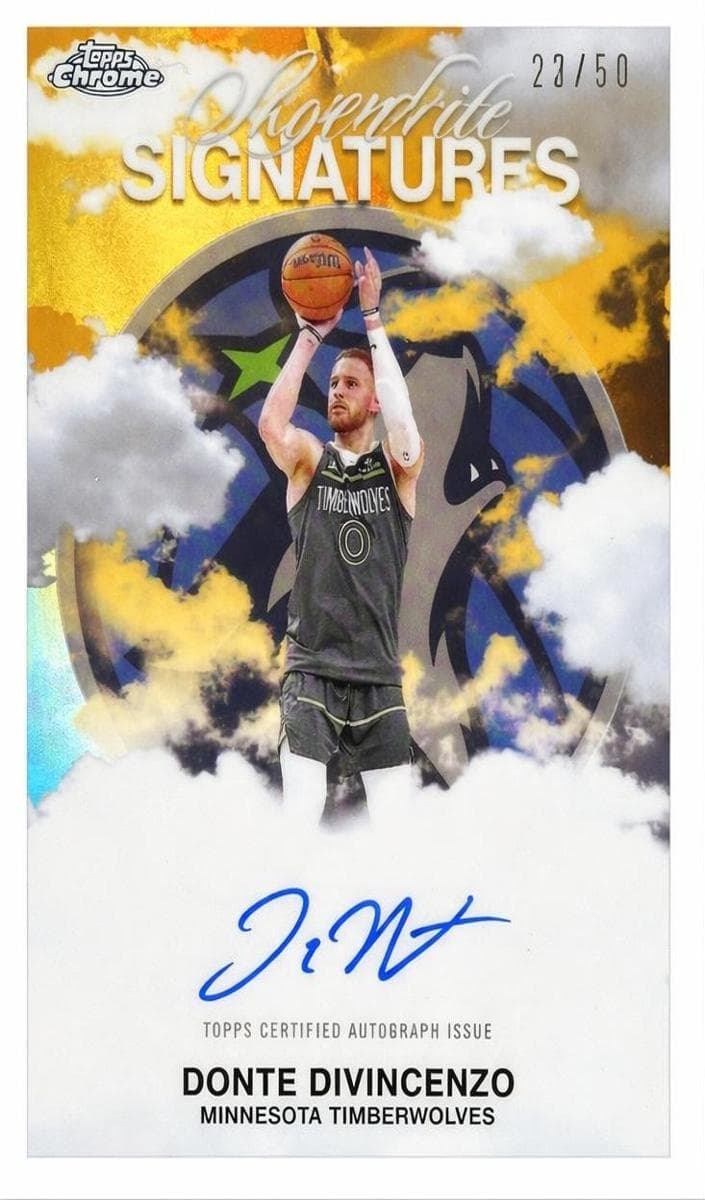 Ajay Mitchell 2025 Topps Chrome auto card