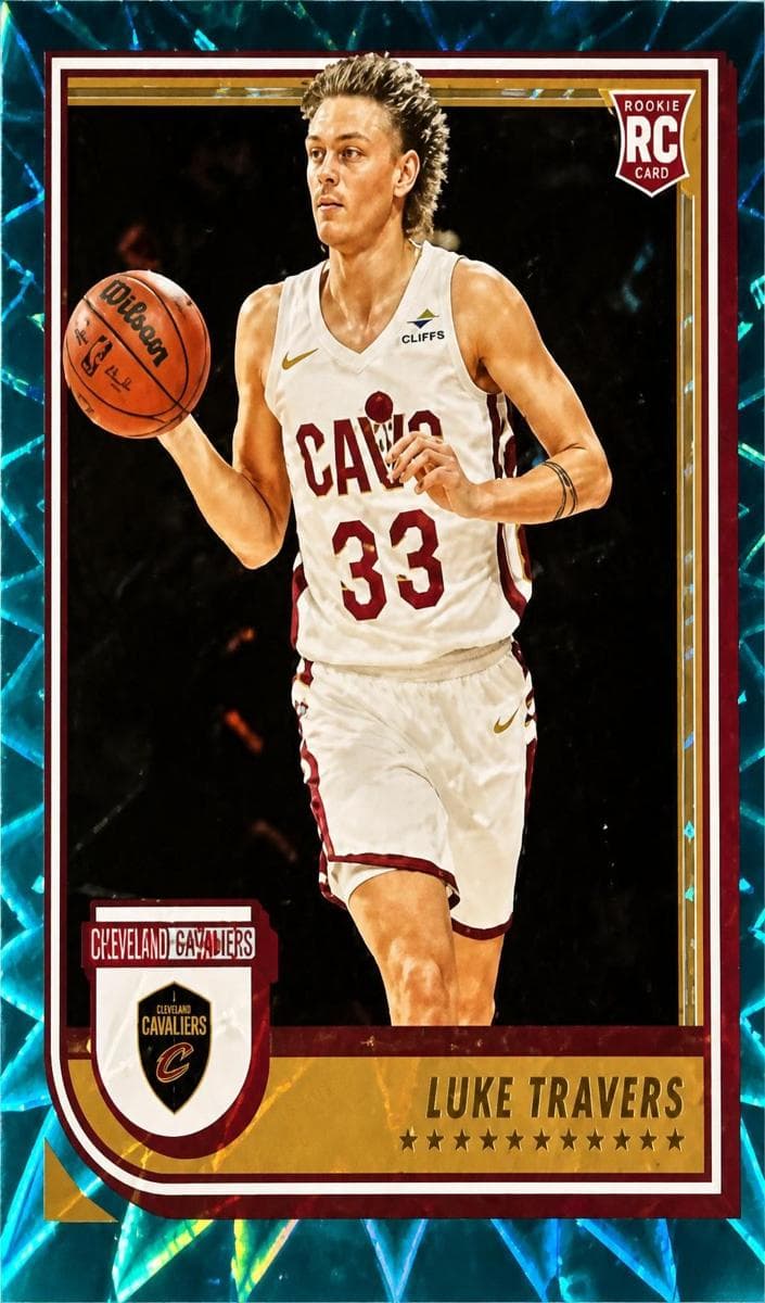 Luke Travers trading card