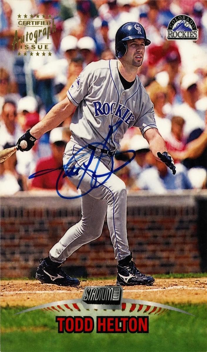 Todd Helton #SCA10