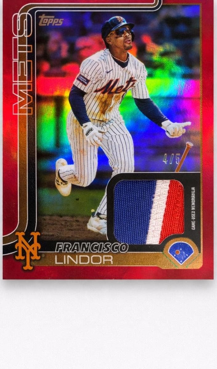 Francisco Lindor 2025 topps Topps