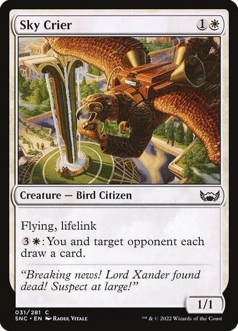 Sky Crier 2022 Magic: The Gathering Streets of New Capenna