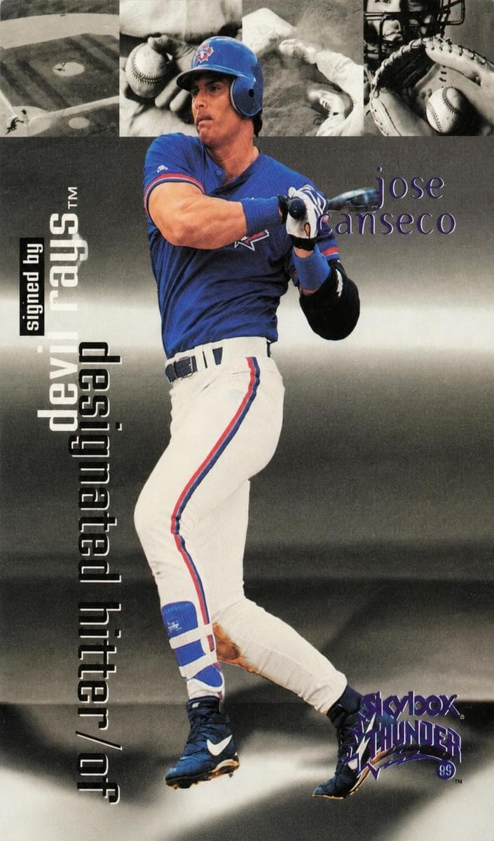 Jose Canseco 1999 fleer SkyBox Thunder