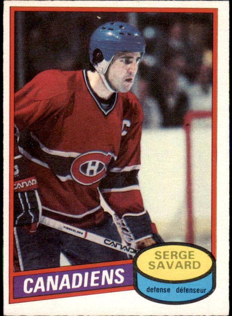 Serge Savard 1980 o-pee-chee O-Pee-Chee