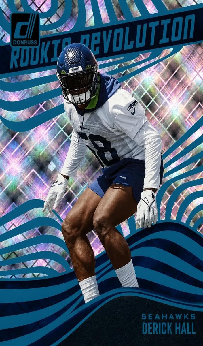 Derick Hall 2023 panini Panini Donruss