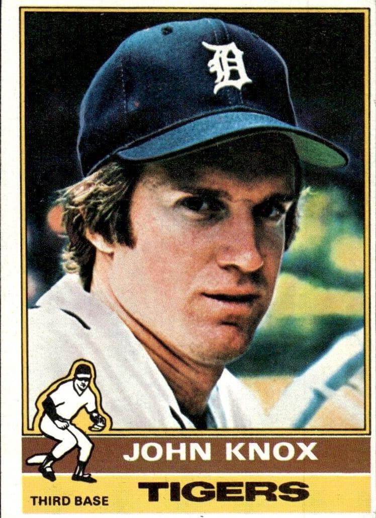 John Knox 1976 topps Topps