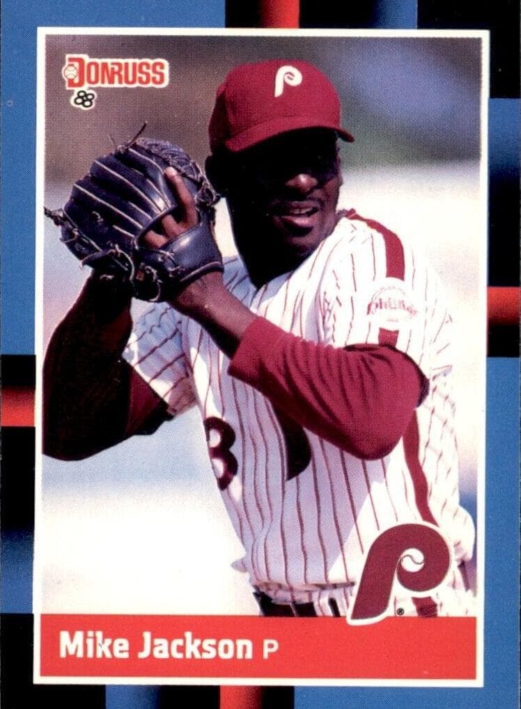 Mike Jackson 1988 panini Donruss