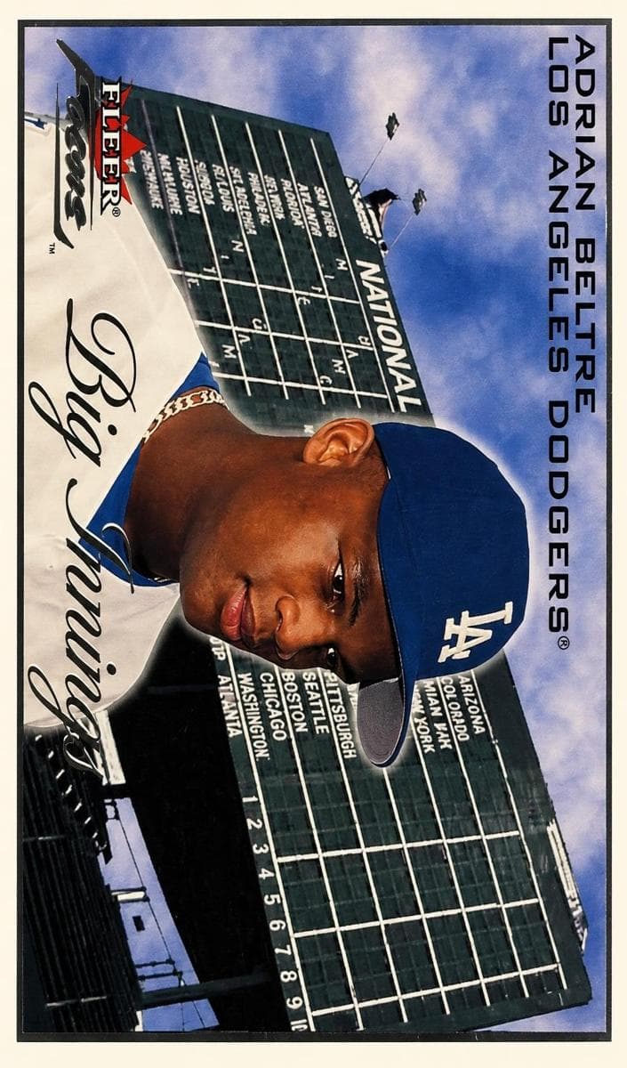 Adrian Beltre 2001 fleer