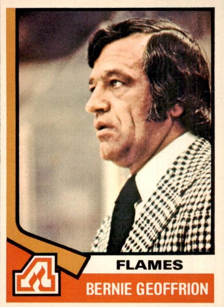 Bernie Geoffrion 1974 topps O-Pee-Chee