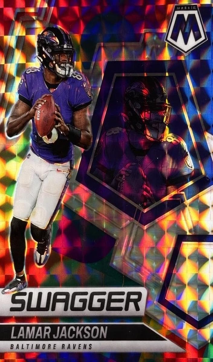 Lamar Jackson 2022 panini Panini Mosaic
