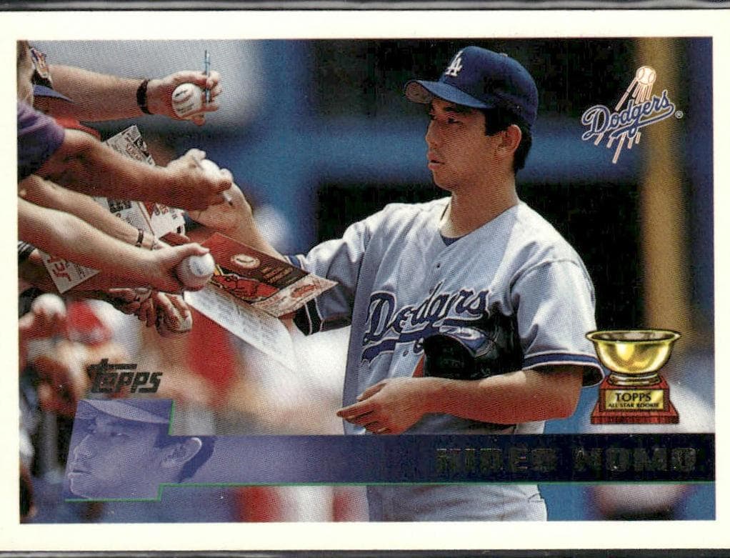Hideo Nomo 1996 topps Topps