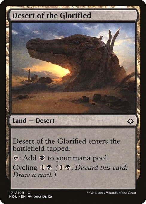 Desert of the Glorified 2025 Magic: The Gathering Aetherdrift Commander